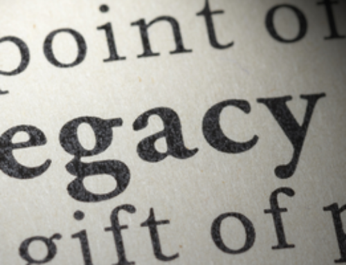 Dear Money Lady Readers: I have written about legacies before, but wanted to share it with you again as we enter a new year.